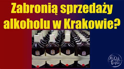 zakaz sprzedaży alkoholu w krakowie